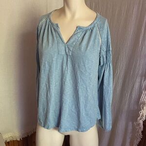 Frye Light Blue Women's Long Sleeve